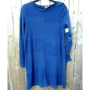 Women's Blue Cotton Sweater Dress - Gap - Sz. S